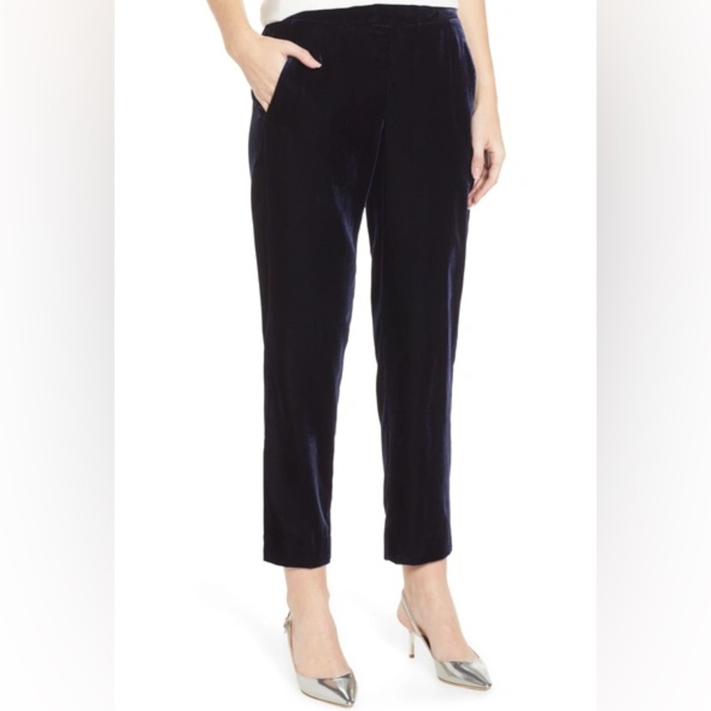 J Crew easy pull on pant midnight navy sz 6 NWOT